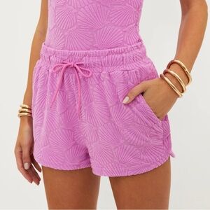 Beach Riot Kiara Purple Shell Shorts